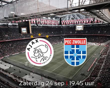 AFC Ajax vs PEC Zwolle