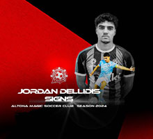 Jordan Dellidis joins National Premier League for 2024